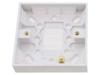 POLAR 1 GANG 16MM DEEP PATTRESS BOX WITH EARTH TERMINAL
