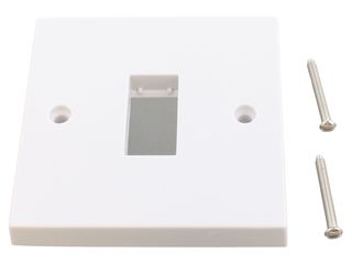 POLAR 1 GANG MINIGRID UNFURNISHED PLATE - 1 APERTURE