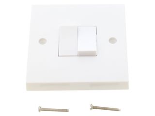 POLAR 10AX 2 GANG 2 WAY PLATE SWITCH