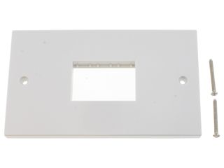 POLAR 2 GANG MINIGRID UNFURNISHED PLATE - 3 APERTURES