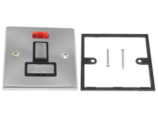 DECO VPSC752BK 13AINGOT DP SWITCHED FUSED CONNECTION UNITNEON BLK