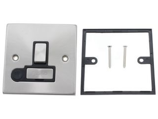 DECO VPSC551BK 13A INGOT DP SWITCHED FUSED CONNECTION UNIT - BLACK SC