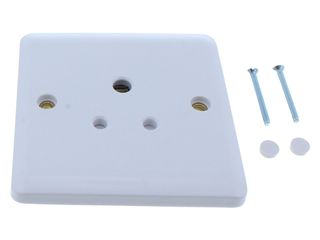 VIMARK CURVE VC1331 5A 1 GANG ROUND PIN UNSWITCHED SOCKET