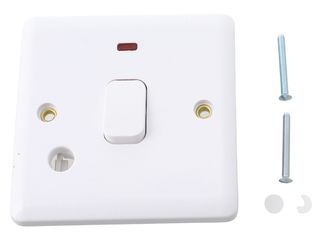 VIMARK CURVE VC1393 20A DP SWITCH WITH NEON & FLEX OUTLET
