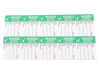 INDUSTRIAL SIGNS IS2650SA PASS TEST LABELS - LARGE