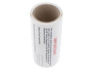 INDUSTRIAL SIGNS IS54100R PERIODIC INSPECTION LABEL