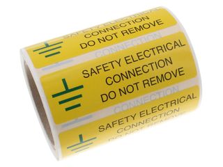 INDUSTRIAL SIGNS IS6425OR SAFETY ELECTRICAL CONNECTION