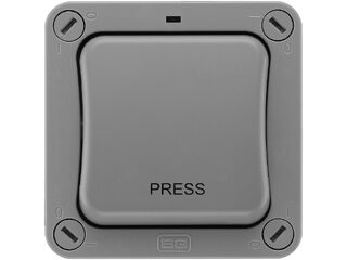 BG WP14-01 20AX 1 GANG 2 WAY SWITCH RETRACTIVE LABELPOWER *PRESS*
