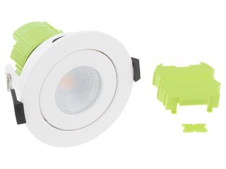 LUCECO F TYPE 6W WARM WHITE IP20 ADJUSTABLE FIRE RATED DOWNLIGHT