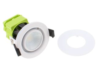 LUCECO F TYPE 8W COOL WHITE IP65 DIMMABLE FIRE RATED DOWNLIGHT