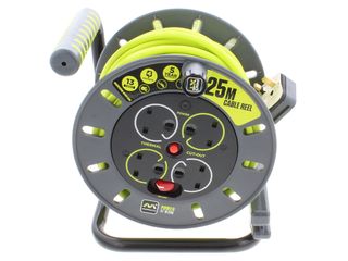 MASTERPLUG OMU25134SL-PX PRO-XT 240V 13A 25M 4 GANG CABLE REEL