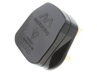 MASTERPLUG PT13B-01 BLACK 13A PLUG