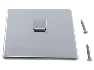 BG FPCBTS1-01 1 GANG TELEPHONE SOCKET SLAVE SCREW TYPE