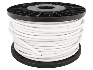 Pitacs EC346062 100m 2 Core White Softskin Fire Cable - 2.5mm