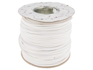 Pitacs EC345837 2182Y 100m 2 Core White Flex Cable - 0.5mm