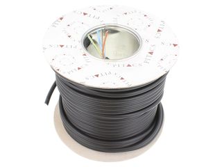 Pitacs EC351578 3183Y 50m 3 Core Black Flex Cable - 1.0mm