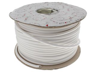 Pitacs EC339916 3183Y 100m 3 Core White Flex Cable - 1.5mm