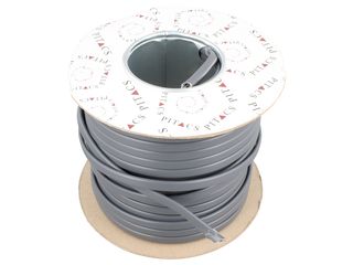 Pitacs EC350827 6243Yh 1.0mm 3 Core & Earth Grey Cable - 50m