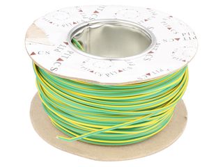 Pitacs EC345196 6491 x 1.5mm 1 Core Green / Yellow Cable - 100m