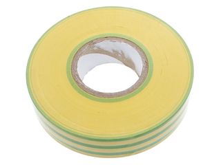 UNICRIMP 1933YG 19MM X 33M ELECTRICIANS TAPE - YELLOW/GREEN