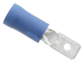 UNICRIMP QBPO48M8 4.8MM & 0.8MM MALE PUSH-ON TAB BAG OF 100 - BLUE