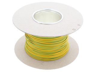 UNICRIMP QES2 100M X 2MM EARTH SLEEVING - GREEN/YELLOW