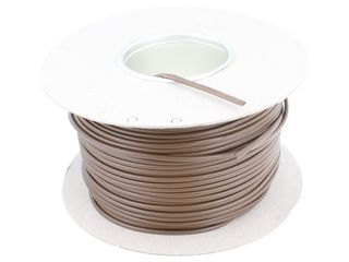 UNICRIMP QES3BR 100M X 3MM EARTH SLEEVING - BROWN