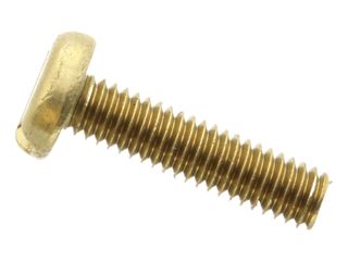 UNICRIMP QMS4-16B M4 X 16MM BRASS PANHEAD MACHINE SCREW - PACK OF 100