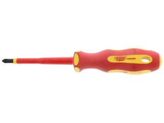 DRAPER 64432 ERGO PLUS VDE CROSS SLOT SCREWDRIVER PH2 X 100 MM