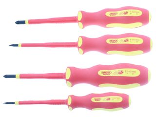 DRAPER 64693 ERGO PLUS VDE SCREWDRIVER SET (4 PIECE)