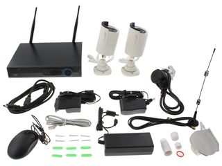 ESP FHDV4KBWF 2 CAMERA WIFI CCTV KIT - 500GB (WHITE)