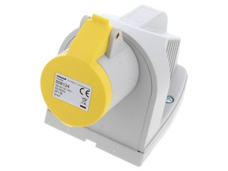 LEWDEN 508124 SURFACE ANGLED SOCKET 16A 3P 110V 4H IP44 M20