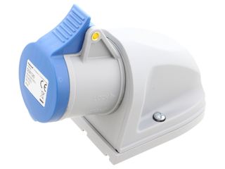 LEWDEN 508126 SURFACE ANGLED SOCKET 16A 3P 240V 6H IP44 M20