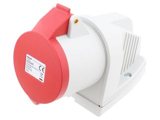 LEWDEN 508246 SURFACE ANGLED SOCKET 32A 5P 415V IP44