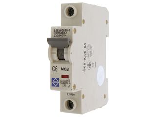 LEWDEN G06-1C06 6KA 1 POLE C TYPE 6A MCB