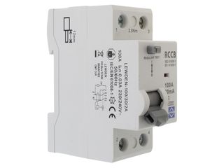 LEWDEN 100/30/2A 100A 30MA 2P RCCB TYPE A