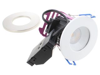 Robus RRA083060-01 Ramada 7W IP65 Fire Rated Donwlight - White/Chrome