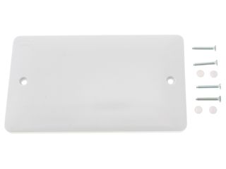 HAGER WMP2 BLANK PLATE - TWIN