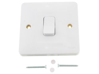 HAGER WMDP84 20A DOUBLE POLE SWITCH - WHITE