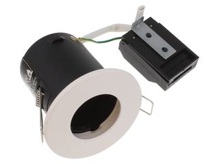 LUCECO EFDGUFWH-01 FIXED IP20 FIRE RATED GU10 DOWNLIGHT - WHITE.