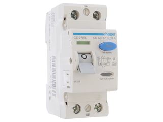 HAGER CD285U RCCB DP A 100A 30MA