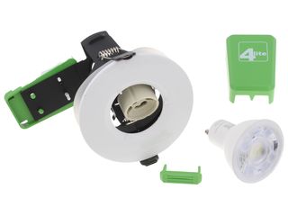4LITE IP20 DOWNLIGHT WITH SMART GU10 - MATT WHITE - 4L1/2214
