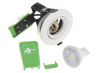 4LITE IP20 ADJ DOWNLIGHT WITH SMART GU10 - MATT WHITE - 4L1/2217