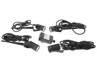 LUCECO LEXGSPK4P40-01 GARDEN SPIKE LIGHT KIT 4 PACK 4X200LM 4X3W 400