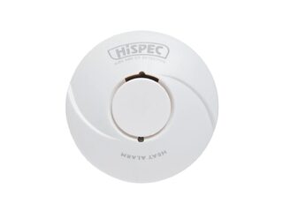 Hispec HSA/BH/RF10-PRO Radio Freq Lithium Battery Heat Alarm - 10yr Battery