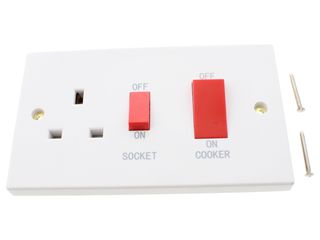 NIGLON CC45DP 45A COOKER CONTROL UNIT WITH 1G SOCKET