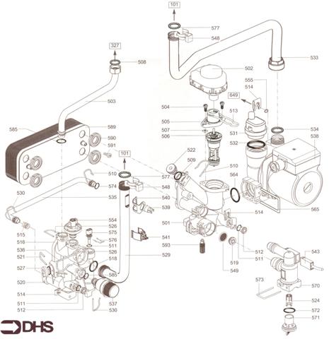 PUMP - HEAT EXCHANGER ASSY logo