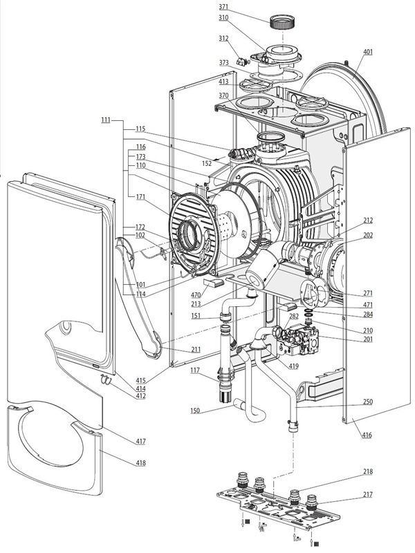 BURNER/FAN/VALVE/CASE logo