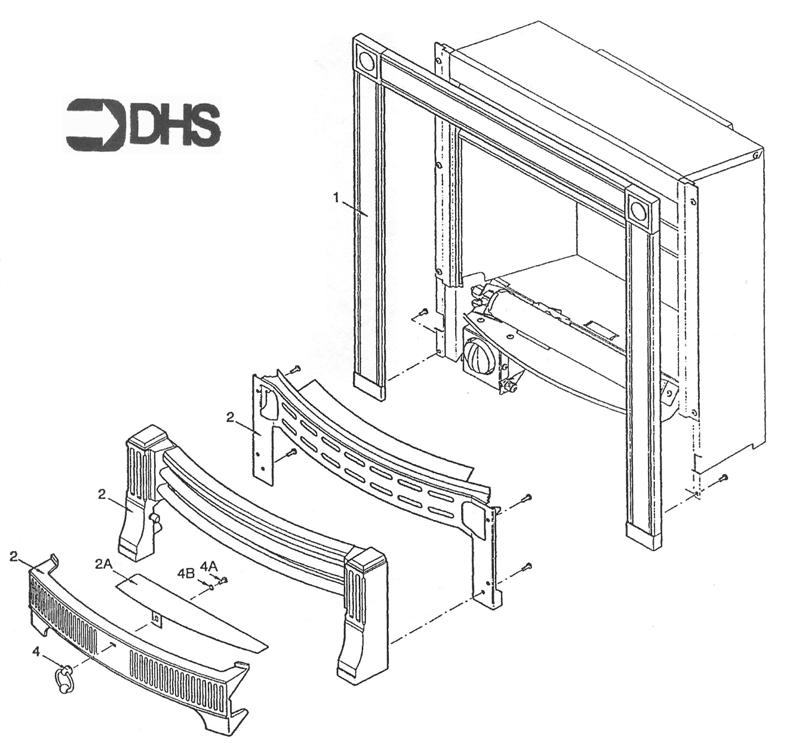 FIRE SURROUND/FENDER ASSY logo