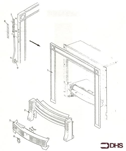 FIRE SURROUND/FENDER ASSY logo